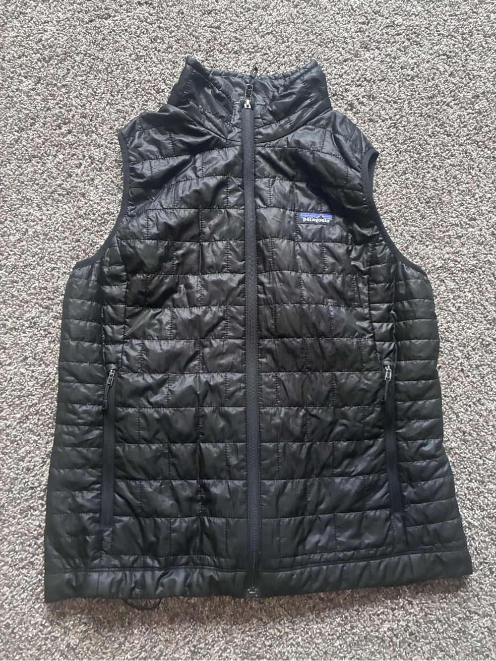 Patagonia Nano Puff Vest Black Quilted Vest Women’s Large